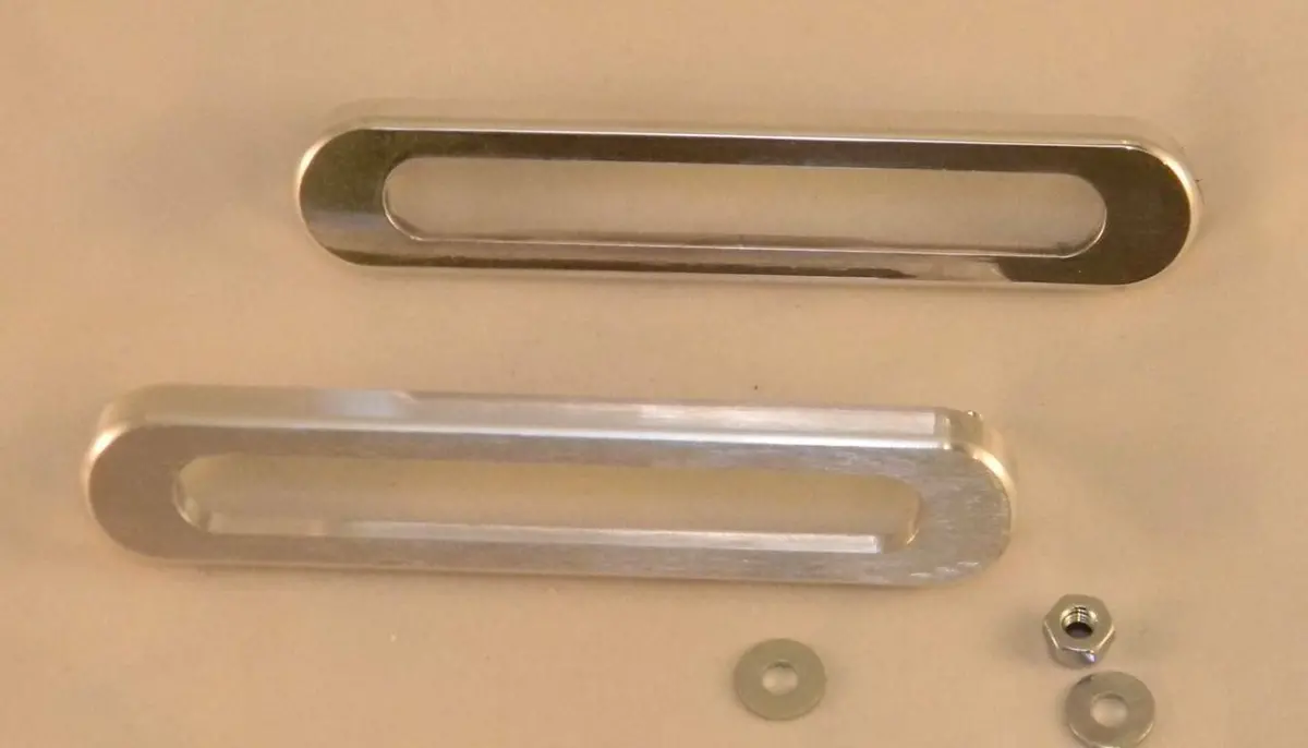 Watsons Billet Frame For 4-¼” Series Lights, Brushed Finish, Pair 1