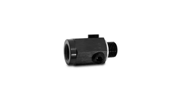 Vibrant Performance 10595 Female To Male Metric Union Extender With 3 X 1/8" Npt Ports; Metric Size: M12x1.5; Npt Size: 1.8" 1
