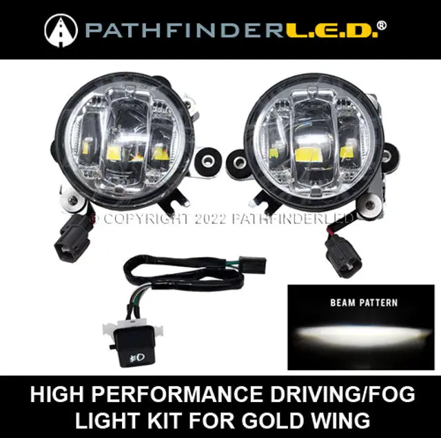 Gl1800 2001-2010 High Performance Fog Light Kit 1