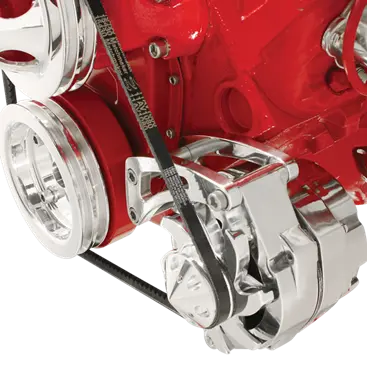 Billet Aluminum Small Block Chevy Alt Bracket, Short Pump, Low Mount, Driver Side 1