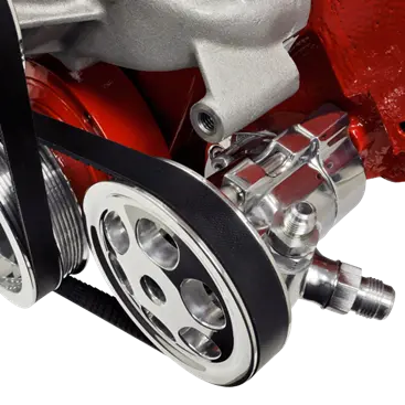 Billet Aluminum Big Block Chevy P.S. Bracket & Pulley Kit, Long Pump, Type 2 Gm 1