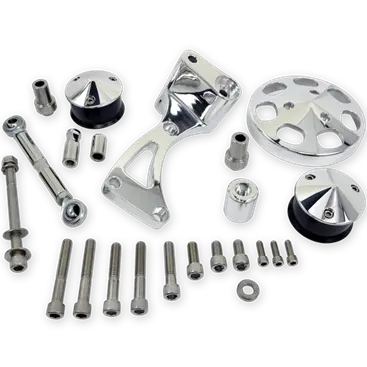 Billet Specialties Small Block Chevy Top Or Mid Mount - Ac Add-On, Polished Or Black 1