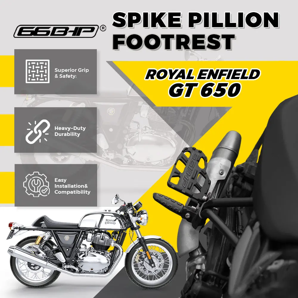 Gt 650 Spike Pillion Footrest By 66Bhp ( Pair ) 1