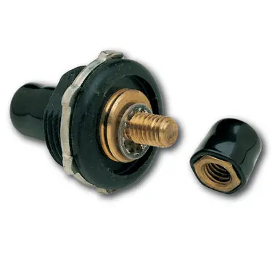 Ron Francis Wiring Firewall Stud Insulator Black Cap 1