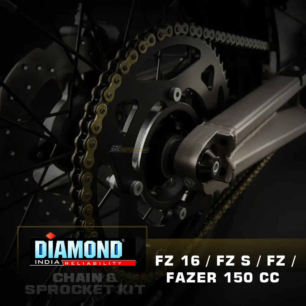 Yamaha Fz 16/ Fz / Fzs / Fazer 150Cc - Diamond Chain Sprocket Kit (K158) 1