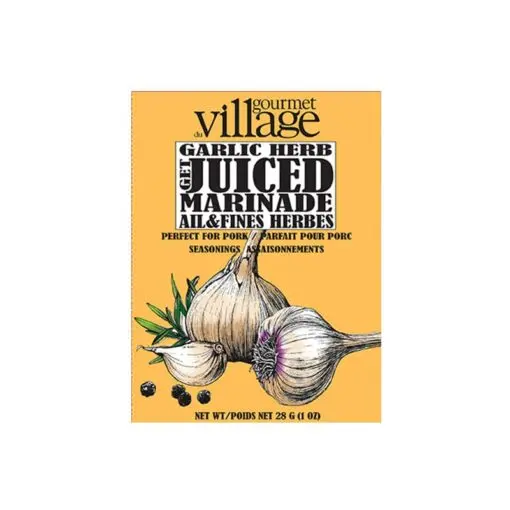 Gourmet Village Garlic Herb Marinade Yummy! 1