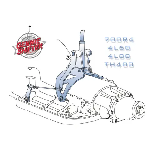 Gennie Shifter Gm 400, 4L60, 700R4 Mounting Kit 1