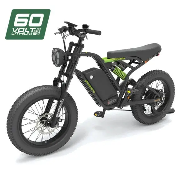 Greenworks Ovb917 60V Venture Series 20” Fat Tyre Electric All Terrain Bike 2
