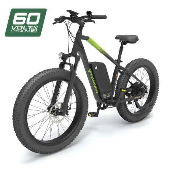 Greenworks Ovb916 60V Venture Series 26” Fat Tyre Electric Mountain Bike 2