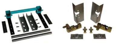 Rocky Hinge Deluxe Hinge Kit With Slim Line Latch Kit 1