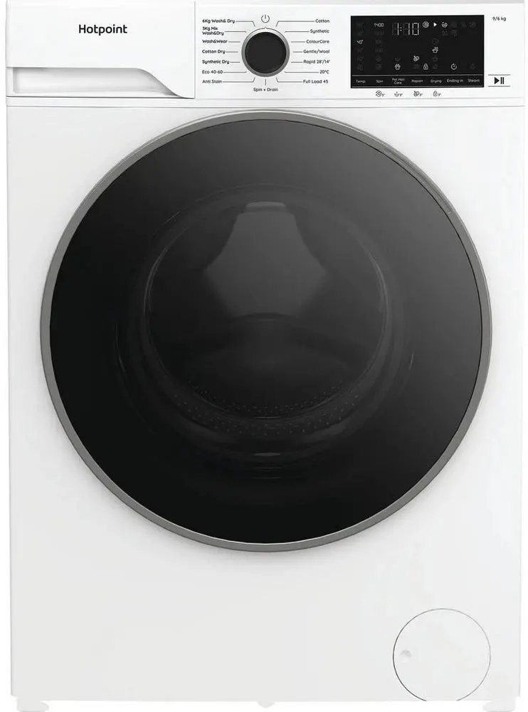 Hotpoint Hbd9681antstain 9Kg / 6Kg Washer Dryer With 1400 Rpm - White - E Rated 1