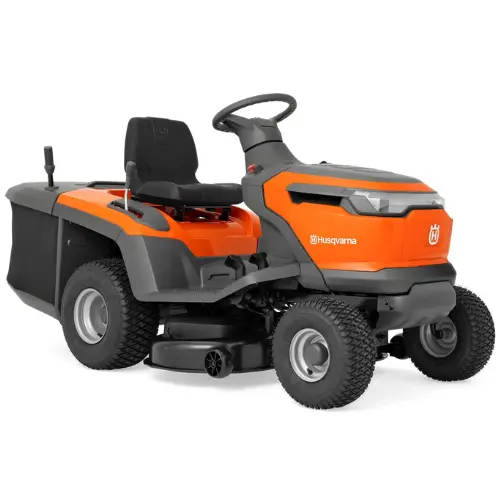 Husqvarna Tc100i Battery Tractor - 38In Cut, Efficient Collection System, Fully Electric, Dual-Pedal Operation 1
