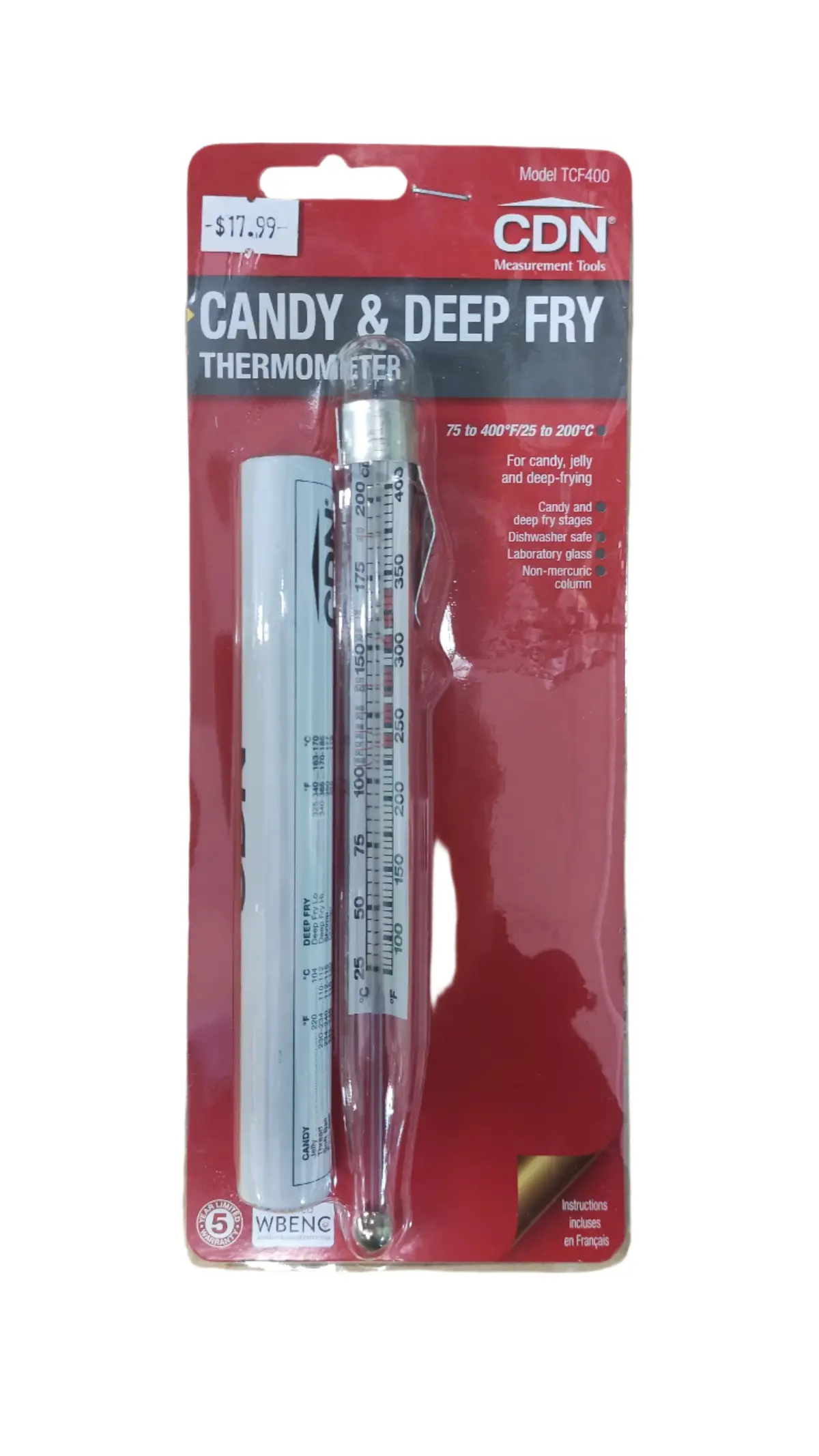 Cdn Therm Column Candy & Deep Fry Tcf400 1