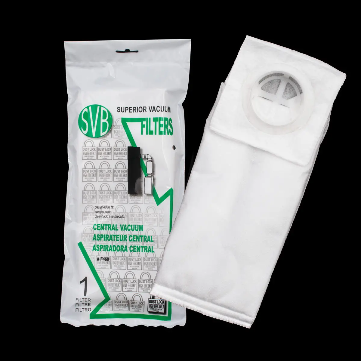 Fit All Central Vac Exhaust Filter F460 1