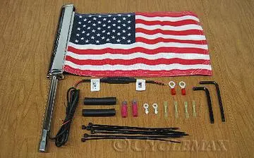 2018 Goldwing Led Lighted Flag Pole 1