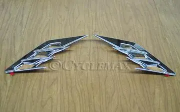 2018 Show Chrome Front Fender Vent Accents 1
