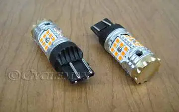 Led 7443 "Smart Tek" Amber Bulbs 1