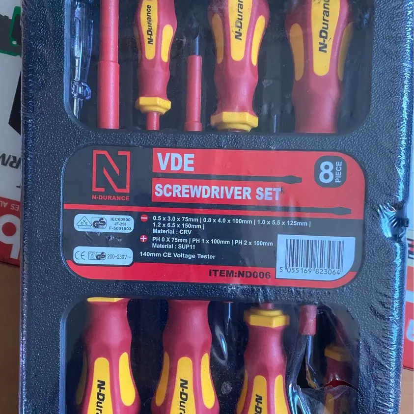 N-Durante 8 Piece Electrical Screwdriver Set 1