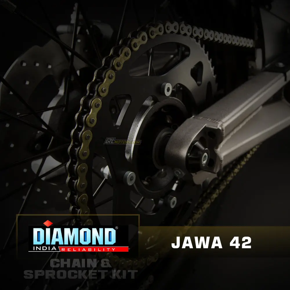 Jawa 42 -  Diamond Chain Sprocket Kit (K228) 1