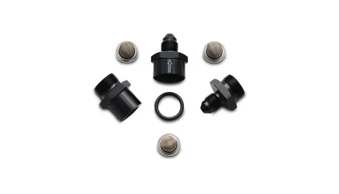 Vibrant Performance 16733 Inline Fuel/Oil Filter Set; Size: -3An; Includes 3 Filters (30/80/150 Micron) 1