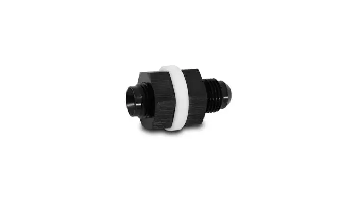 Vibrant Performance 16895 Fuel Cell Bulkhead Adapter Fitting; Size: -12An (With 2 Ptfe Crush Washers & Nut) 1