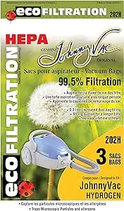 Johnny  Vac Replacement Bags Hepa 202H Hydrogen 1
