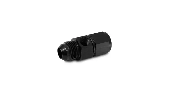 Vibrant Performance 16486 Female An To Male An Flare Union Adapter With 1/8" Npt Port; Size: -6An 1