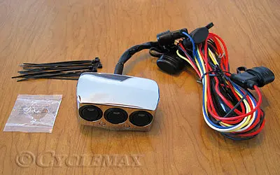 Chrome Led Accessory Switch Block 7803 1