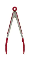 Tongs 22.5Cm 9“ Stainless-Steel/Red 1