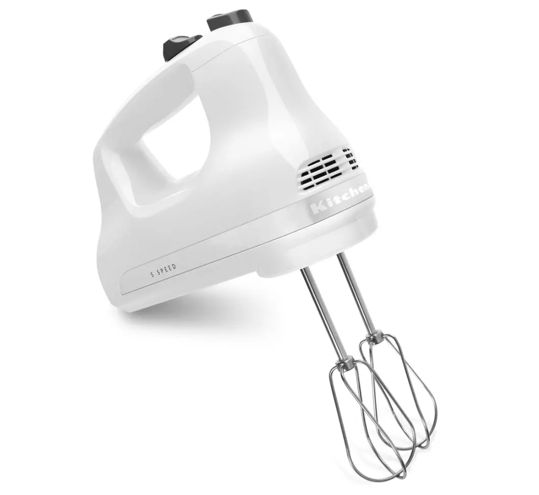 Kitchenaid 5 Speed Ultra Power Hand Mixer - Khm512wh 1