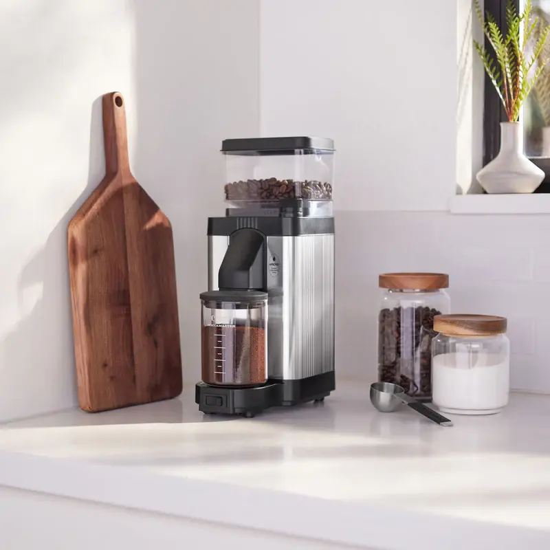 Moccamaster Technivorm Burr Coffee Grinder Km5 - Polished Silver 1