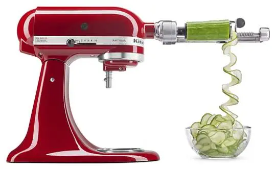 Kitchenaid 7 Blade Spiralizer Plus With Peel, Core And Slice Ksm2apc 1