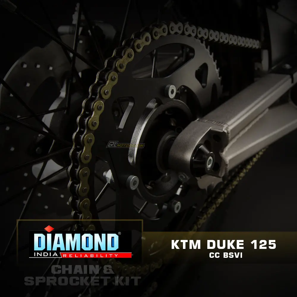 Ktm Duke 125Cc Bsvi - Diamond Chain Sprocket Kit (K243) 1