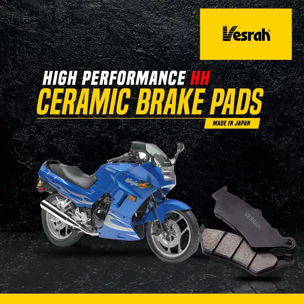 Kawasaki Ex250  Ninja 250R 1987-2007 Rear Vesrah Ceramic Brake Pad 1