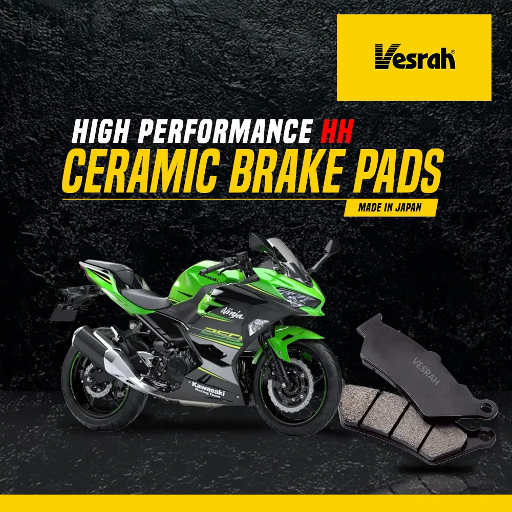 Kawasaki Ex250  Ninja 250/Z 250 2018-24 Front Vesrah Ceramic Brake Pad 1