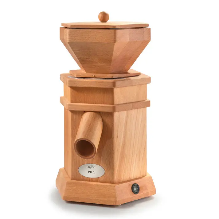 Komo Pk1 Electric Grain Mill - 360 Watts - Beechwood -No Eta 1