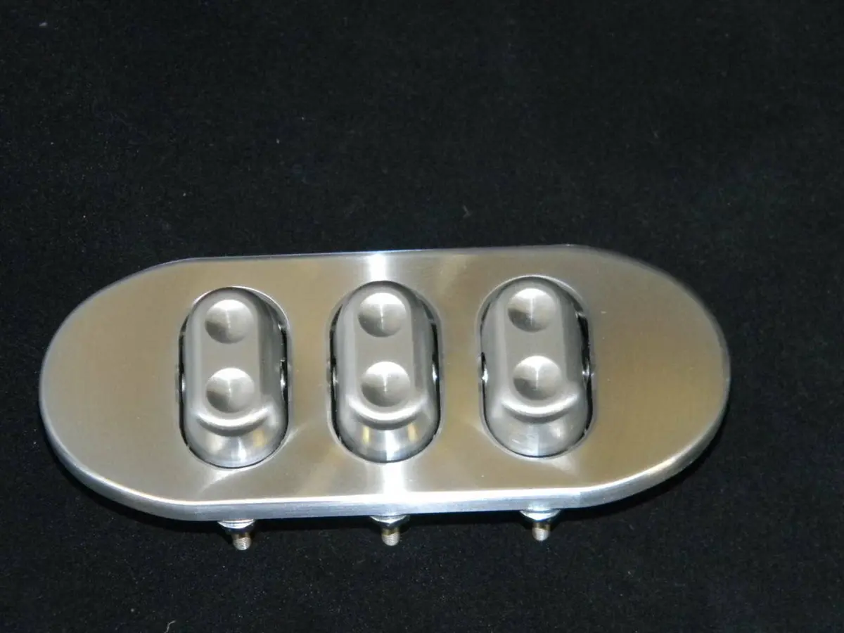 Watsons Oval Dimpled Power Window Switch Kit For 3 Regulators 1
