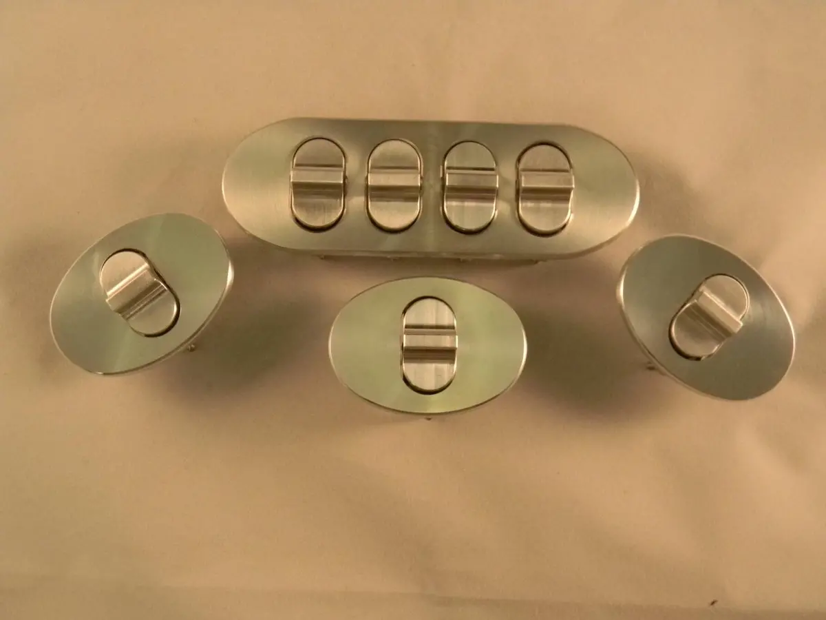 Four Window Power Window Switch Kit Oval Bezels And Paddle Switches 1