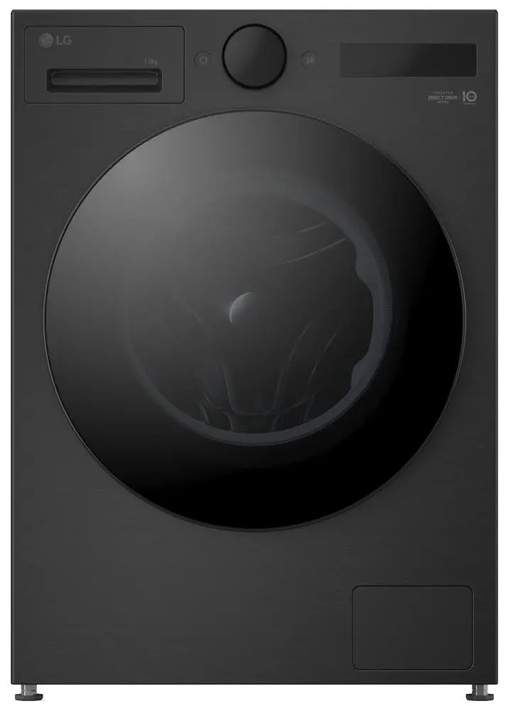 Lg F4x7013tbb 13Kg Washing Machine With 1400 Rpm - Black - A Rated 1