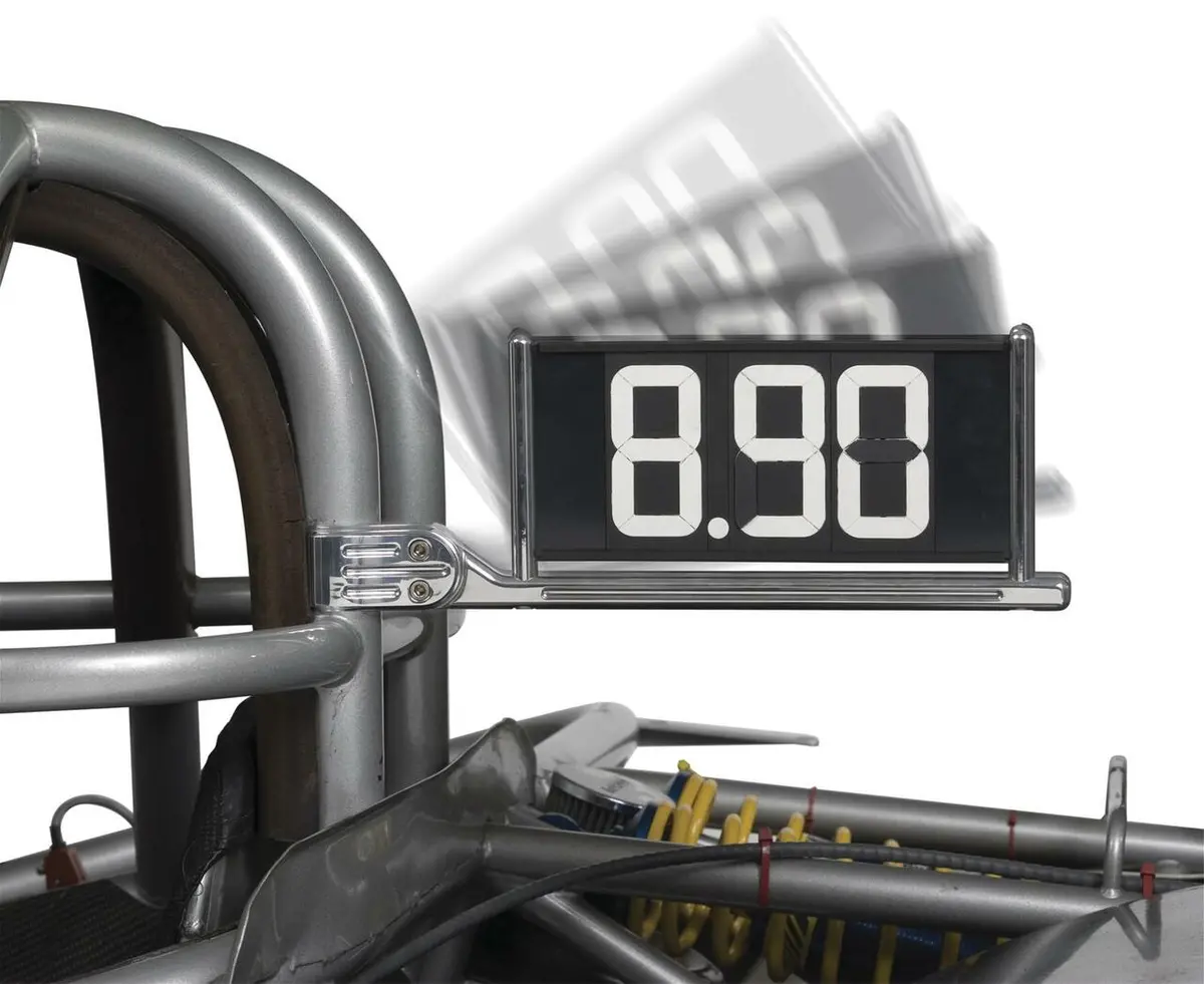 Lokar Dial-In Board, Cage Mount And Universal Adjustable Angle Mount 1-1/2" Cage Mount 4 Digit Manual Flip -Board 1