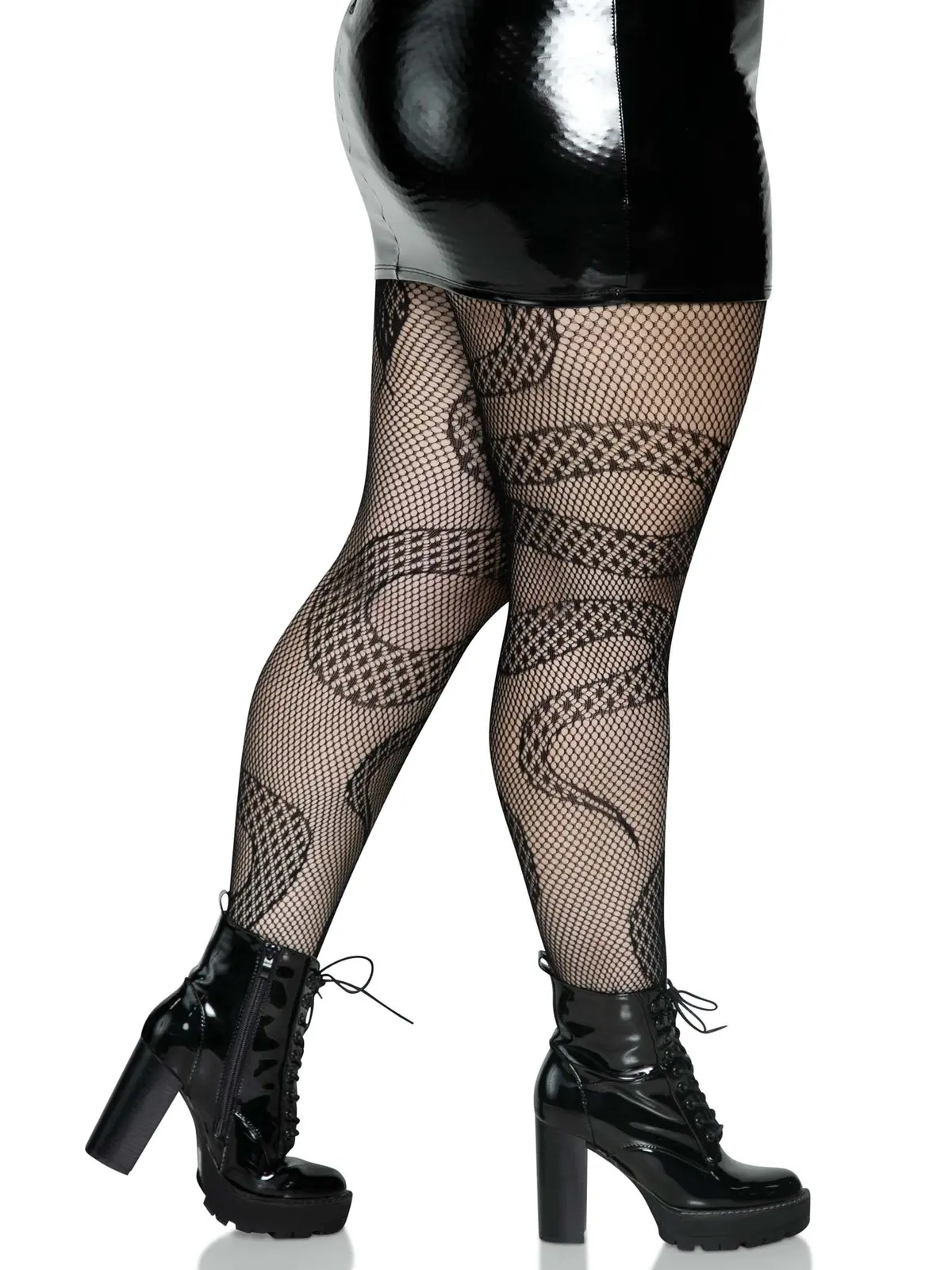 Plus Snake Net Tights 1