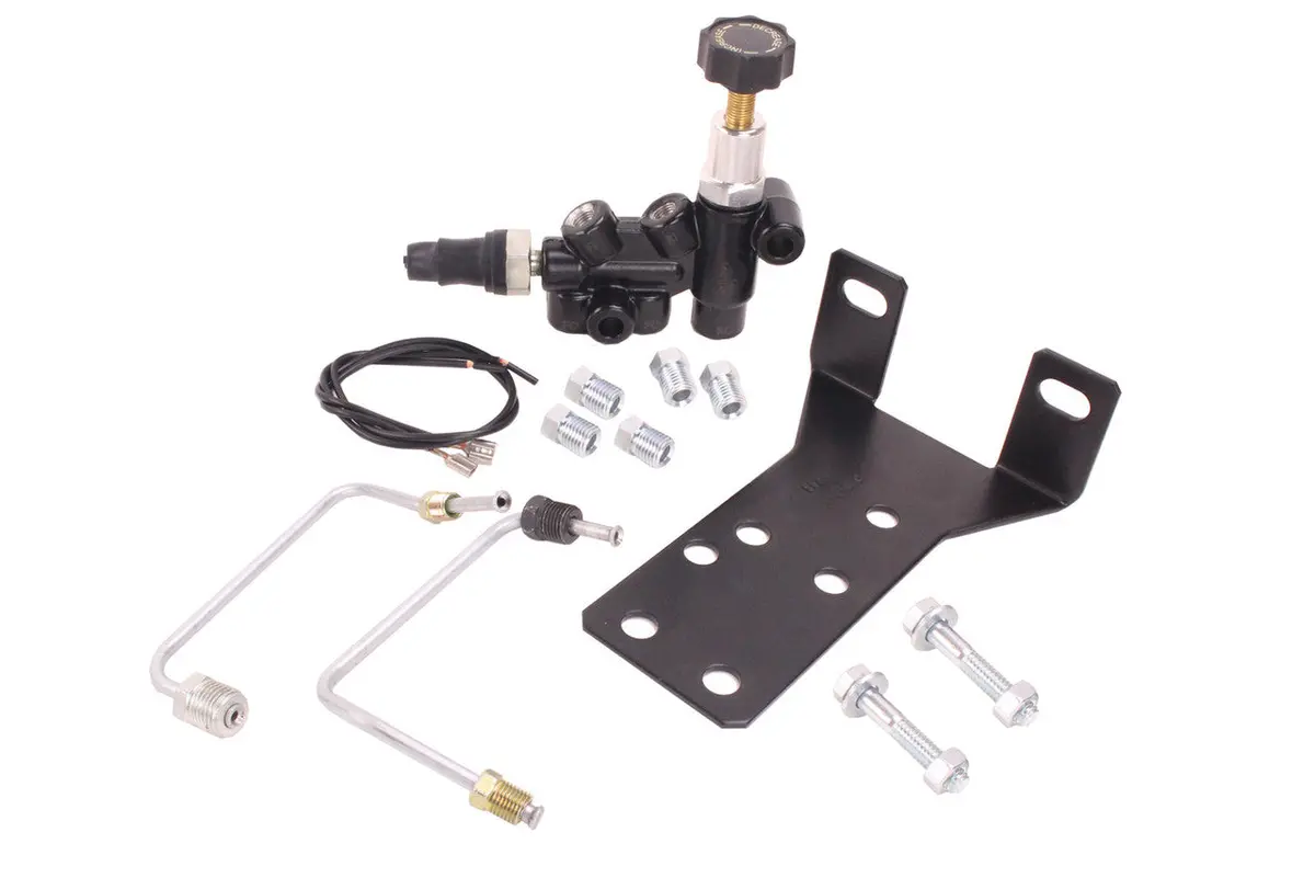 Adjustable Proportioning Valve Kit With Under Master Cylinder Mount 1