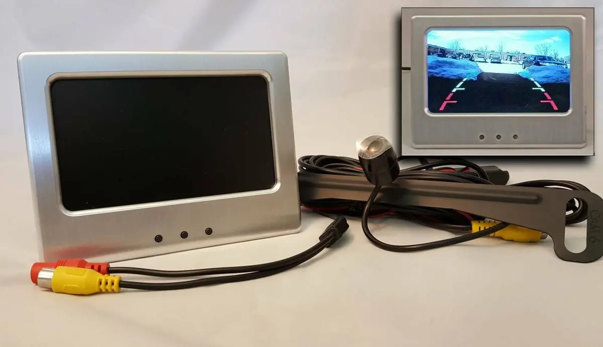 Watsons Backup Monitor Console Camera – License Plate Mounted Design 1