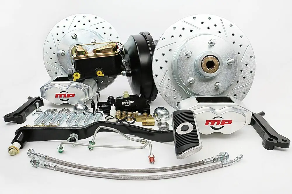 1968-69 Ford Mustang (W/Oe Disc Brakes & Automatic Trans) Rallye Series Front Disc Brake Kit Power Brake Kit 1