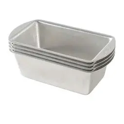 Nordic Ware Aluminum Bakeware Loaf Pan - 4 Pans 1