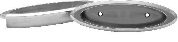 Trique Oval Door Pulls With 30 Degree Bezel 1