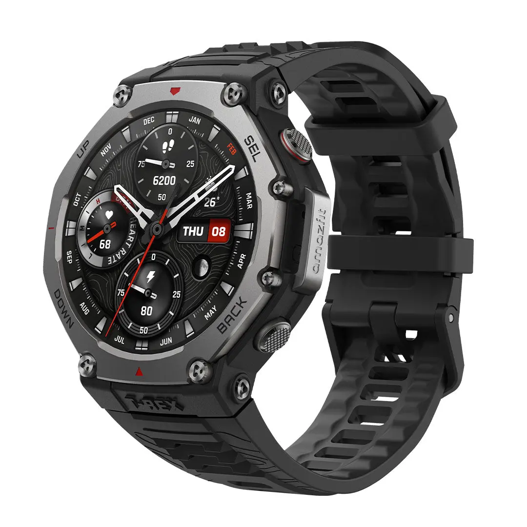 Amazfit T-Rex 3 Rugged Gps Smartwatch – Onyx | T-Rex 3 1
