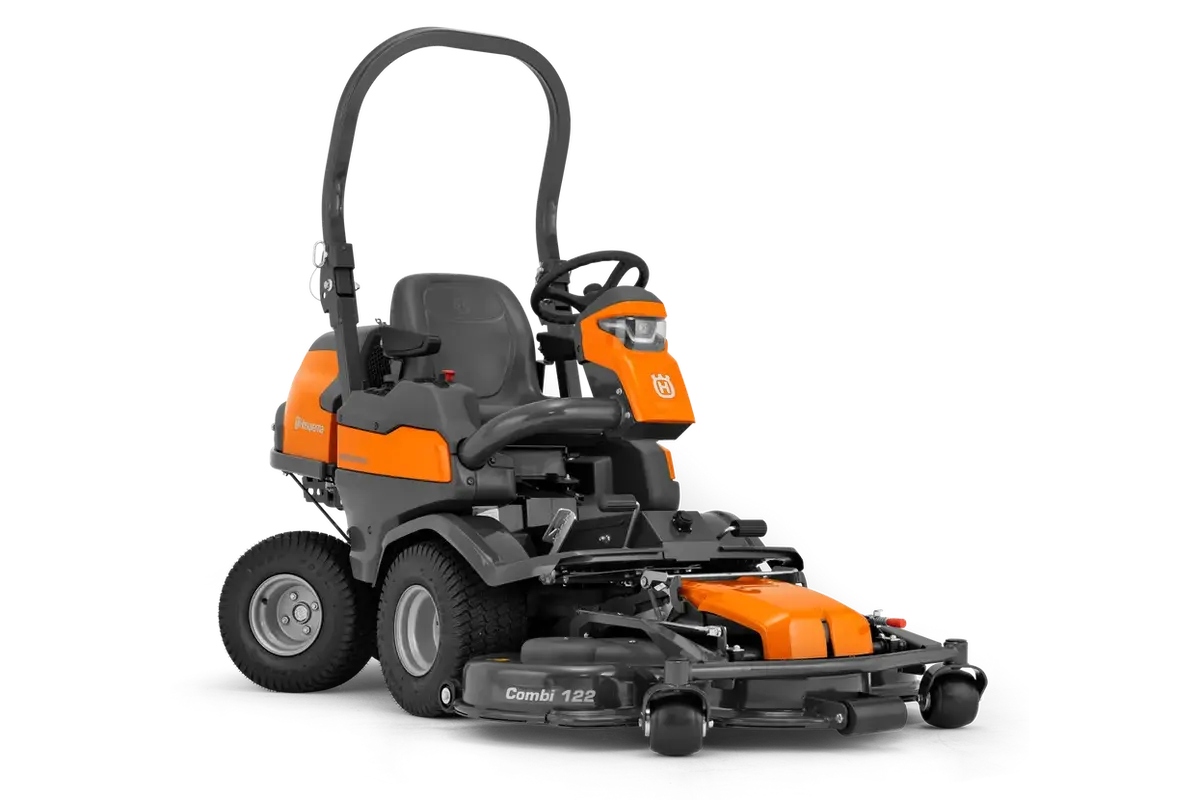 Husqvarna P524x Ride-On Front Mower - Front-Mounted Petrol Ride-On Lawn Mower, Built For Commercial Use. 1
