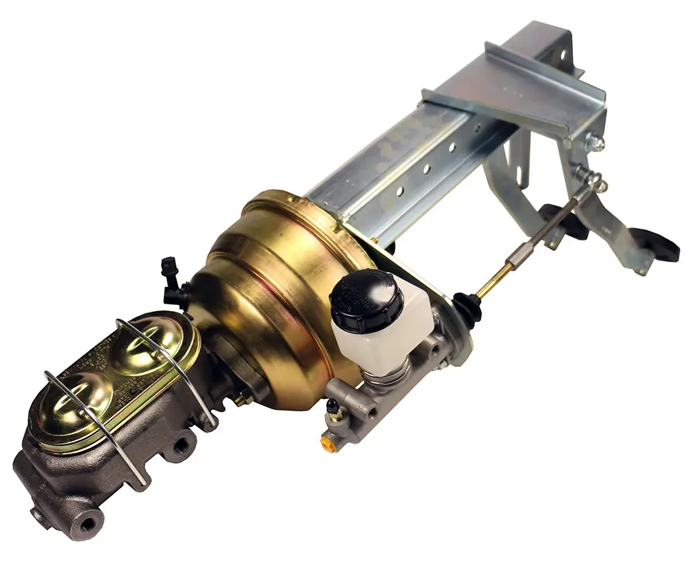 Firewall Mounted (Includes Brake/Clutch Pedal Asm, Brake M/Cyl, Clutch M/Cyl & Booster) Universal Brake/Clutch Pedal Assm 8" Dd, 1" & 3/4" Bore 1