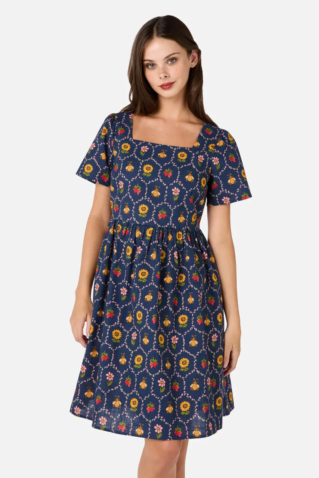 Honey Bee Hive Mini Dress 1